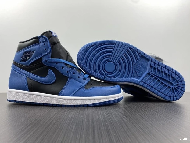 'Dark Jordan Air Blue' 555088- OG Marina High 1 Trendy Retro 796 0612